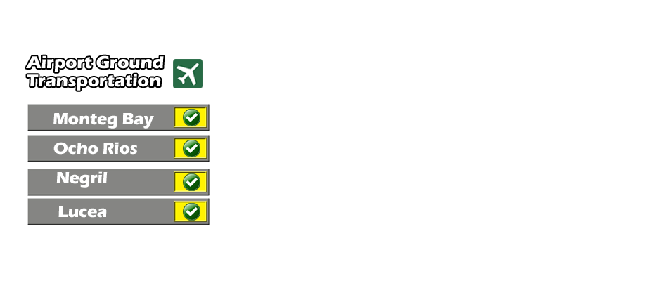 Montego Bay Jamaica Airport Transfers and Tours transportation